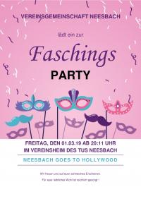 Party in diesem Jahr im Vereinsheim des TuS Neesbach